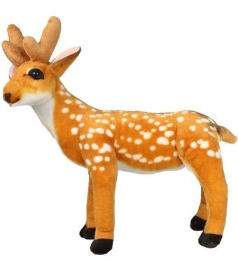 Toyaş Ses Çıkartan Geyik 34 cm Peluş Oyuncak