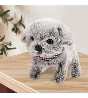 Magideal Suntek Elektrikli Köpek Kuyruğu Sallama Peluş Oyuncak