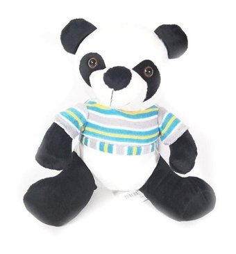 Kizilkaya Sevimli Pandalar Atkılı Kazaklı 30 cm Peluş Oyuncak
