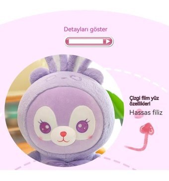 Sunflower Mor Tavşan Çocuk 50 cm Peluş Oyuncak