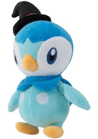 Pokemon Figür 20 cm Halloween Seri Piplup Peluş Oyuncak