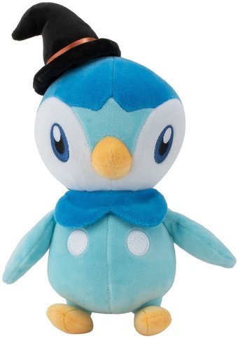 Pokemon Figür 20 cm Halloween Seri Piplup Peluş Oyuncak