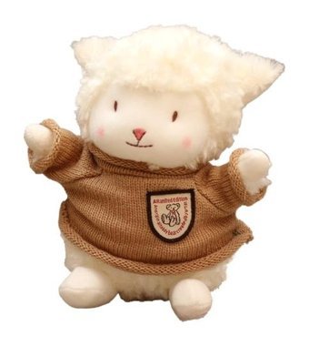 Jzcat Çocuk Karikatür Küçük Yün Bebek Kahverengi 23 cm Peluş Oyuncak