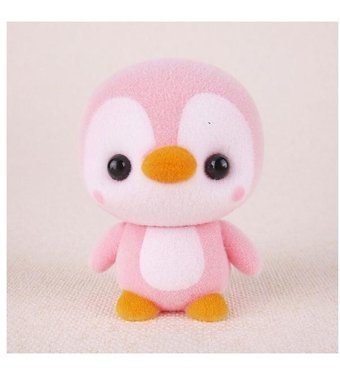 Alibee Pembe Puluzpvc Floklu Hayvan Penguen Bebekleri Peluş Oyuncak