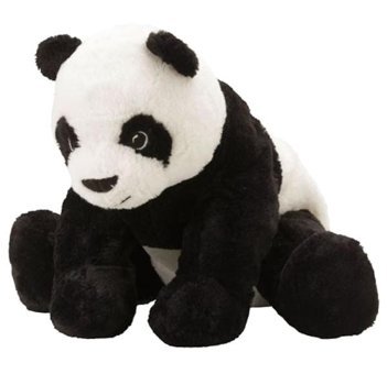 İkea Kramıg Yumuşak Oyuncak Beyaz Siyah Panda 30 cm Peluş Oyuncak