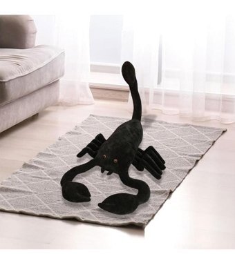 Magideal Suntek Akrep Akrep Hayvan Siyah Peluş Oyuncak