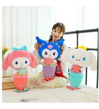 Yucama Deniz Kızı Kurumi Bebek 28 cm Peluş Oyuncak