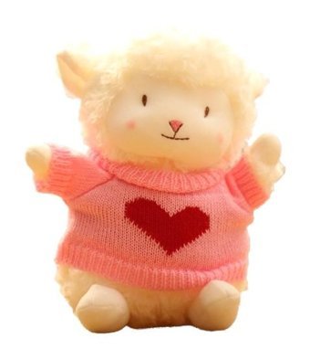 Jzcat Pembe Çocuk Karikatür Küçük Yün Bebek 23 cm Peluş Oyuncak