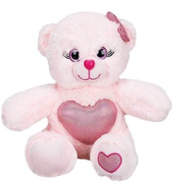 Sunman Renkli Ayı Açık Pembe 26 cm Peluş Oyuncak