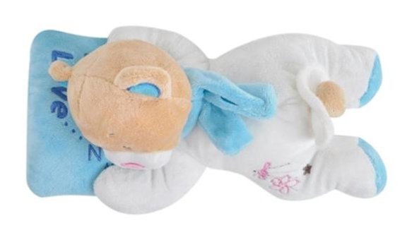 Selay Oyuncak Mavi Yatan Ayı 25 cm Peluş Oyuncak