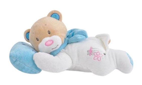 Selay Oyuncak Mavi Yatan Ayı 25 cm Peluş Oyuncak