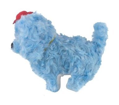 Mixoyuncak Köpek Sevimli Köpek Sesli Hareketli Mavi Peluş Oyuncak