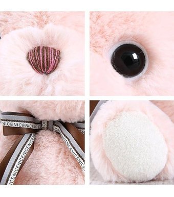 Alibee Try Renkli Ayı Bebek 35 cm Peluş Oyuncak