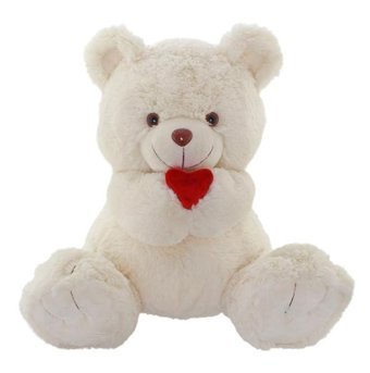 Neco Plush Minik Kalpli Moco Ayı 55 cm Peluş Oyuncak