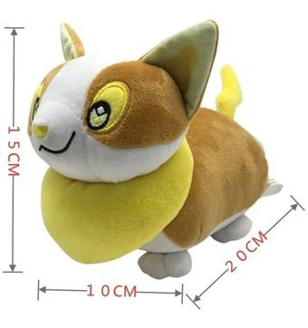 Yucama Sarı Yeni Pokemon Kılıcı ve Kalkan Bebekleri Peluş Oyuncak