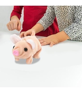 Magideal Elektrikli Domuz Oyuncak Canlı Sevimli Peluş Oyuncak