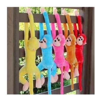 Sole Sevimli Peluş Maymun Oyuncak . Elleri Yapışabilen Mor 70 cm