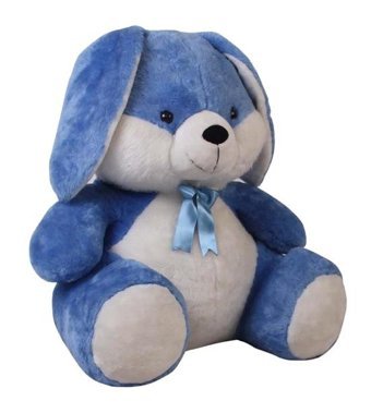 Bambi Peluş Tavşan Mavi Büyük Boy 75 cm Peluş Oyuncak