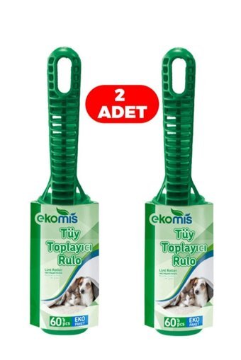 Ekomis Tüy Toplama Rulosu 2'li Yedek Başlık