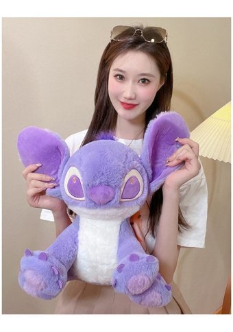 Carrier Mor Lilo Ve Stitch Bebek 50 cm Peluş Oyuncak