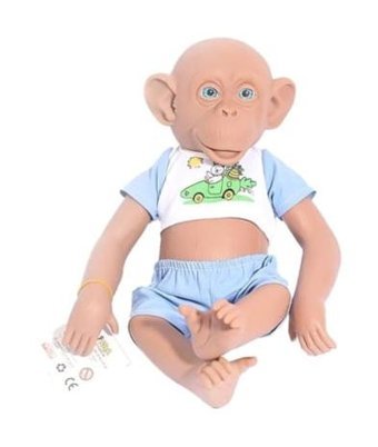 Asya Oyuncak Sevimli Maymun 35 cm Peluş Oyuncak