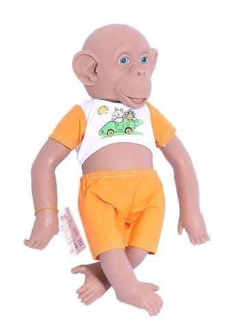 Asya Oyuncak Sevimli Maymun 35 cm Peluş Oyuncak