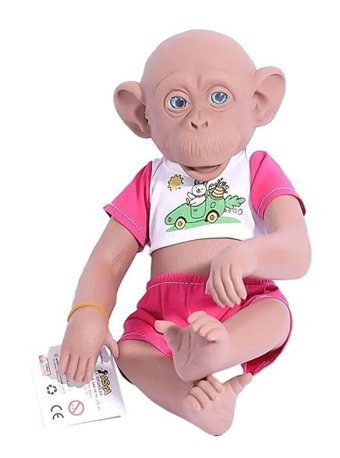 Asya Oyuncak Sevimli Maymun 35 cm Peluş Oyuncak