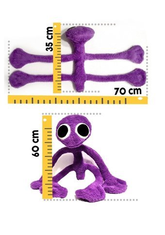 Pufline Roblox Rainbow Frends Purple Ve Orange Set Peluş Oyuncak