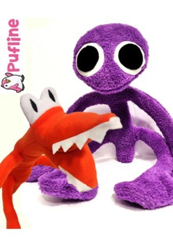 Pufline Roblox Rainbow Frends Purple Ve Orange Set Peluş Oyuncak