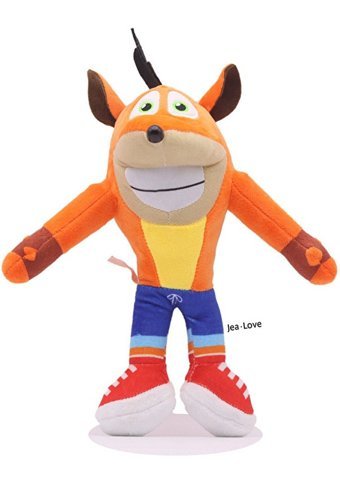 Yucama Crash Bandicoot Peluş Oyuncak Çocuk Hediyesi 28 cm Peluş Oyuncak