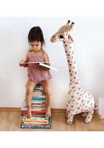 Sole Zürafa Uyku Ve Oyun Arkadaşı 100 cm Peluş Oyuncak
