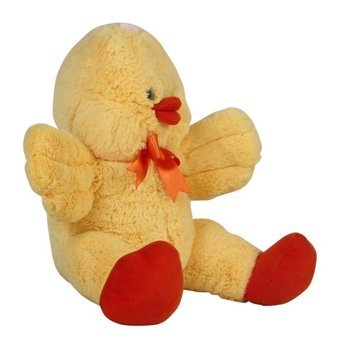 Bambi Oturan Kanatlı Ördek Sarı Yumoş 35 cm Peluş Oyuncak