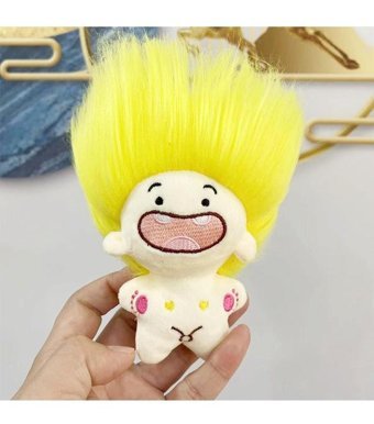 Magideal Suntek Erkek Kız Sepet Dolgu Sarı Sevimli Peluş Oyuncak