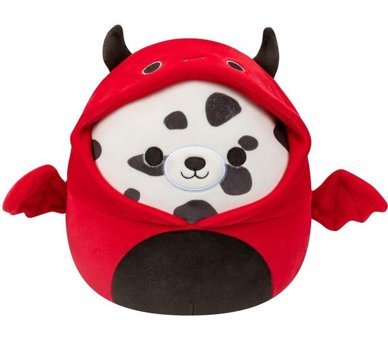 Squishmallows Halloween 1. Seri Dalmaçyalı Dustin 20 cm Peluş Oyuncak