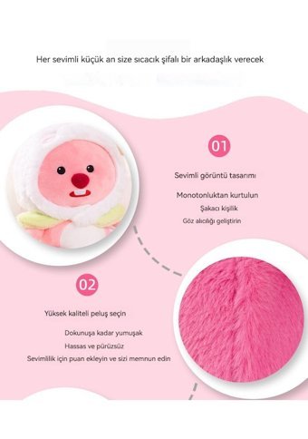 Jzcat Meyve Seti Çılgın Sevimli Kunduz Peluş Oyuncak