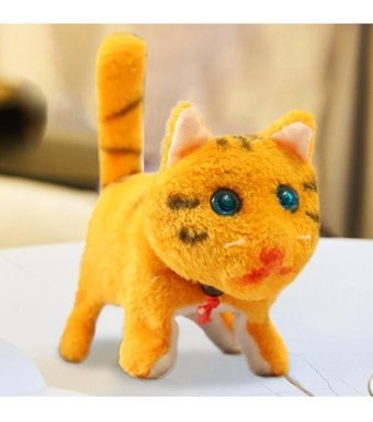 Magideal Suntek Elektronik Kedi Oyuncağı Doldurulmuş Peluş Oyuncak
