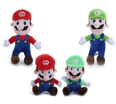 Pinshang Süper Mario Dolması 20 25 cm Peluş Oyuncak