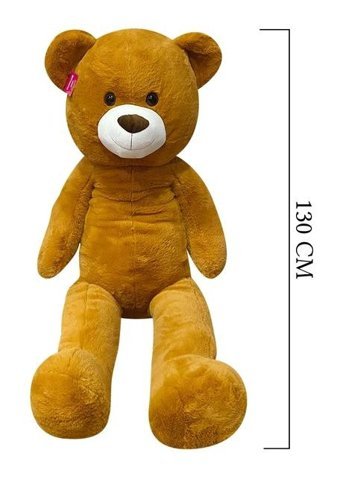 Selay Oyuncak Kahverengi Pofidik Ayı Salaş Ayı Oyuncak 130 cm Peluş Oyuncak