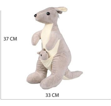 Toyaş Kanguru Gri 37 cm Peluş Oyuncak