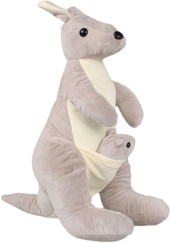 Toyaş Kanguru Gri 37 cm Peluş Oyuncak