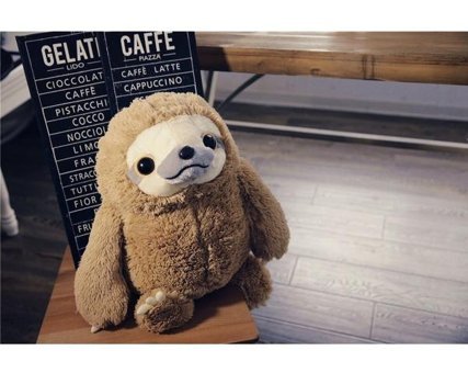 Luckystar Kahverengi Zootopia Sevimli Yıldırım Tembellik Peluş Oyuncak