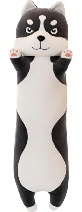 Alibee Beyaz Xinhang 1 Adet Uzun Husky 70 cm Peluş Oyuncak