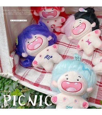 Alibee Yıldız Teddy Doll Idol Pamuk Oyuncak Kawaii Zodiaco 10 cm Peluş Oyuncak