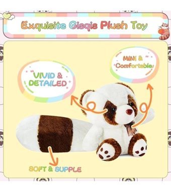Carrier Rakun 40 cm Peluş Oyuncak