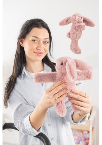 Wellgro Pembe Wellgro Sarılan & Kucaklayan Tavşan Peluş Oyuncak
