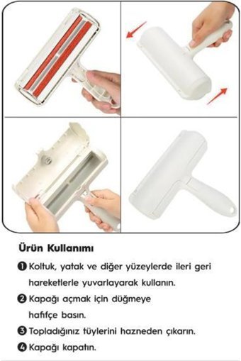 Fiza Moda Yıkanabilir Tüy Toplama Rulosu 1 Adet
