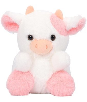 Jzcat Sevimli Inek Bebek Pembe 20 cm Peluş Oyuncak