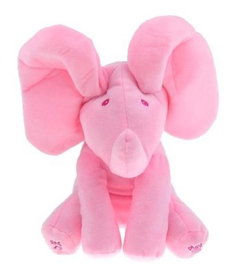 Magideal Pembe Elektrikli Fil Kulakları Gizlice Peekaboo Peluş Oyuncak
