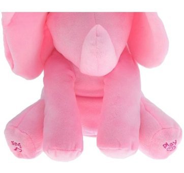 Magideal Pembe Elektrikli Fil Kulakları Gizlice Peekaboo Peluş Oyuncak