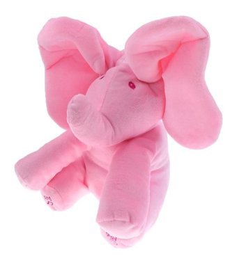 Magideal Pembe Elektrikli Fil Kulakları Gizlice Peekaboo Peluş Oyuncak